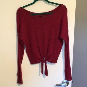 A&F Knitted Croptop